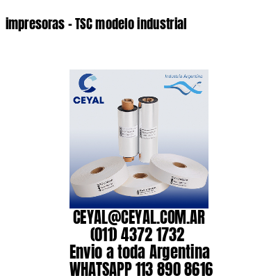 impresoras – TSC modelo industrial
