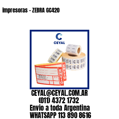 impresoras – ZEBRA GC420