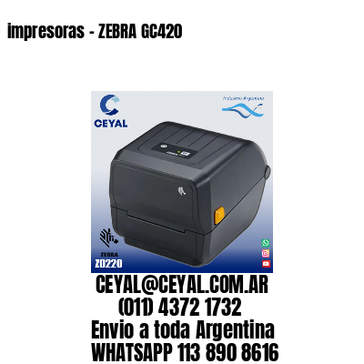 impresoras – ZEBRA GC420