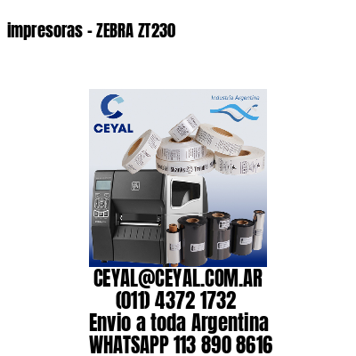 impresoras – ZEBRA ZT230