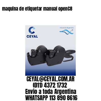 maquina de etiquetar manual openC8