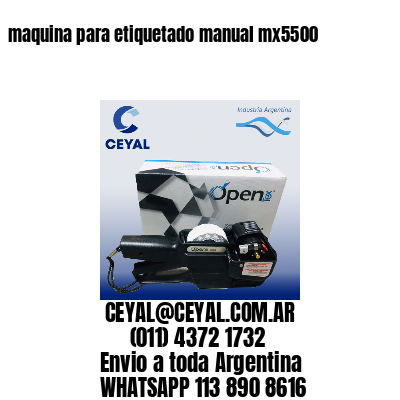 maquina para etiquetado manual mx5500