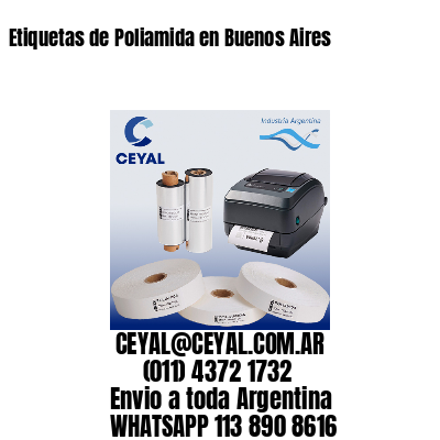 Etiquetas de Poliamida en Buenos Aires