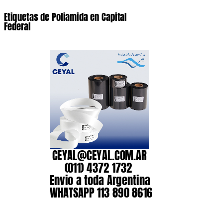 Etiquetas de Poliamida en Capital Federal