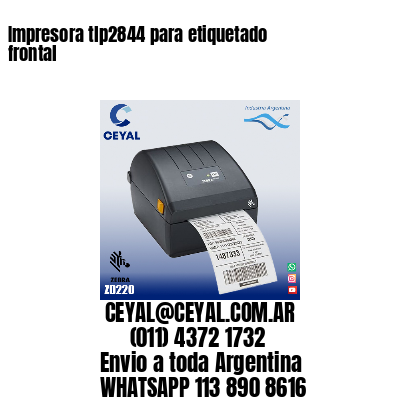 Impresora tlp2844 para etiquetado frontal