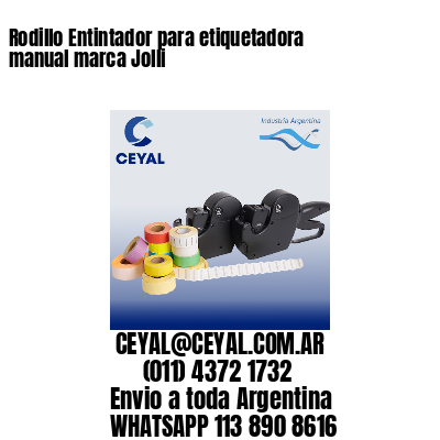 Rodillo Entintador para etiquetadora manual marca Jolli