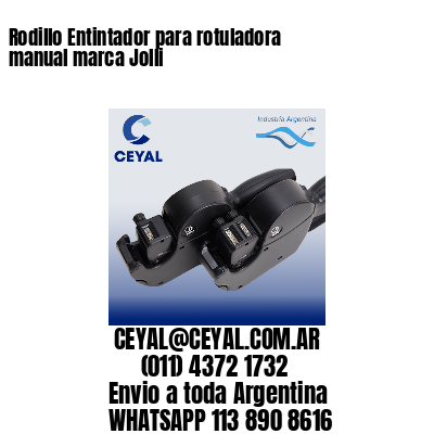 Rodillo Entintador para rotuladora manual marca Jolli