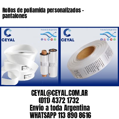 Rollos de poliamida personalizados – pantalones
