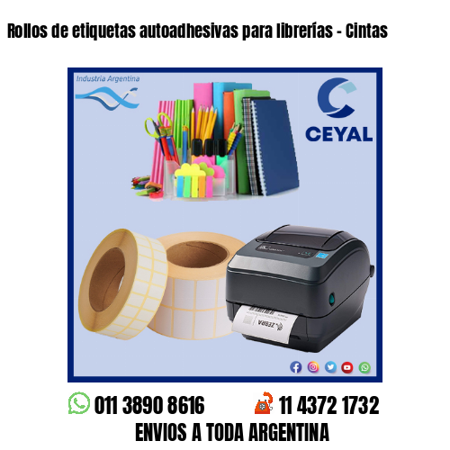 Rollos de etiquetas autoadhesivas para librerías - Cintas