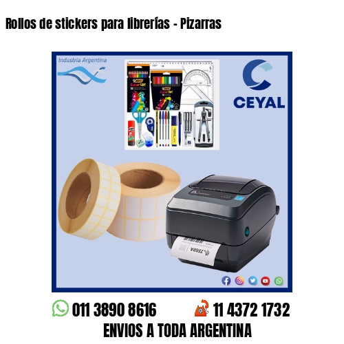 Rollos de stickers para librerías – Pizarras