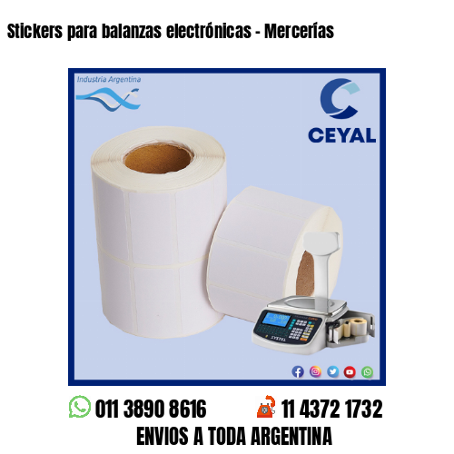 Stickers para balanzas electrónicas - Mercerías