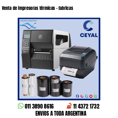 Venta de impresoras térmicas – fabricas