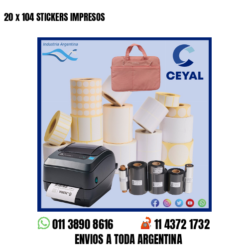 100 STICKERS IMPRESOS