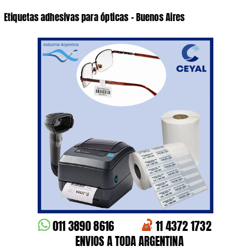 Etiquetas adhesivas para ópticas – Buenos Aires