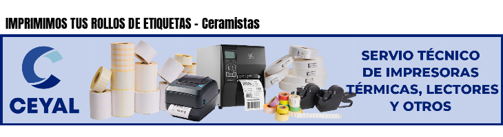 IMPRIMIMOS TUS ROLLOS DE ETIQUETAS - Ceramistas