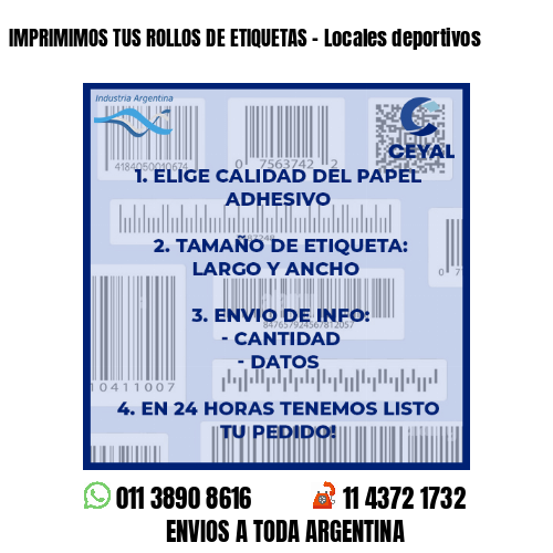 IMPRIMIMOS TUS ROLLOS DE ETIQUETAS – Locales deportivos