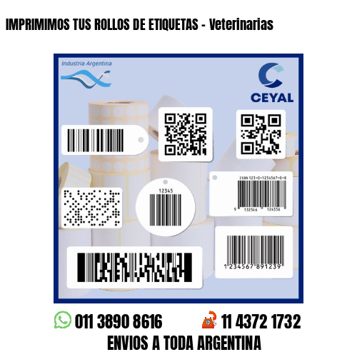 IMPRIMIMOS TUS ROLLOS DE ETIQUETAS - Veterinarias