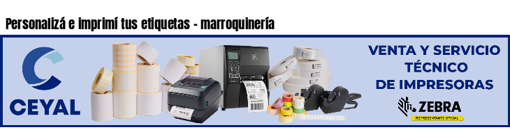 Personalizá e imprimí tus etiquetas - marroquinería