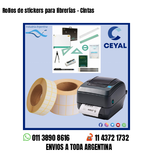 Rollos de stickers para librerías – Cintas