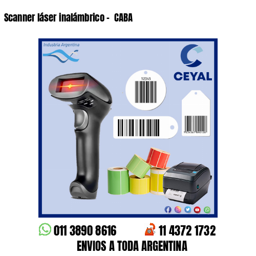 Scanner láser inalámbrico –  CABA