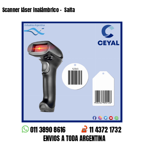 Scanner láser inalámbrico –  Salta