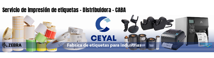 Servicio de impresión de etiquetas - Distribuidora - CABA