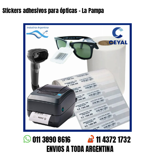 Stickers adhesivos para ópticas – La Pampa