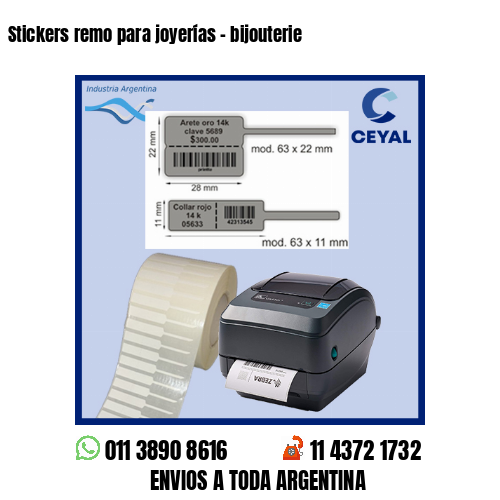 Stickers remo para joyerías – bijouterie