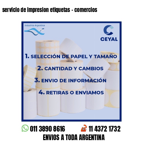 servicio de impresion etiquetas – comercios