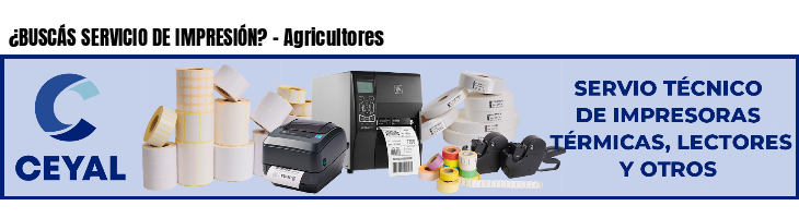 ¿BUSCÁS SERVICIO DE IMPRESIÓN? - Agricultores