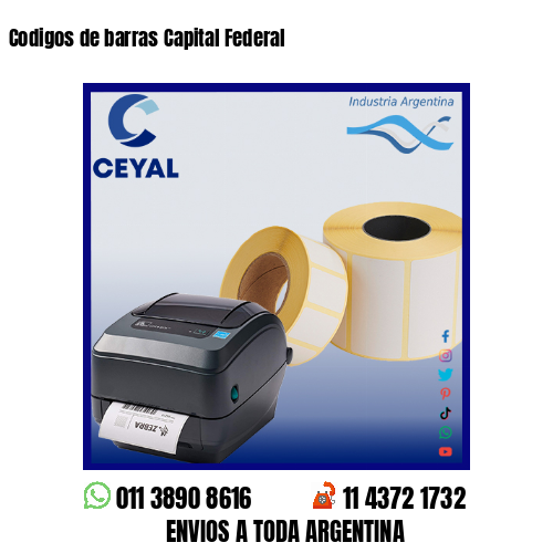 Codigos de barras Capital Federal