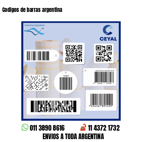 Codigos de barras argentina 