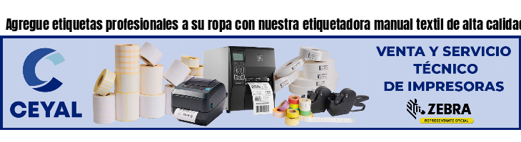 Agregue etiquetas profesionales a su ropa con nuestra etiquetadora manual textil de alta calidad .