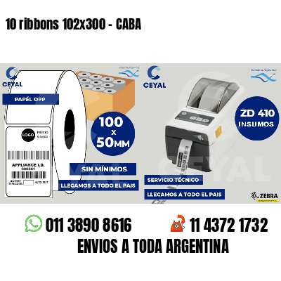 10 ribbons 102x300 - CABA