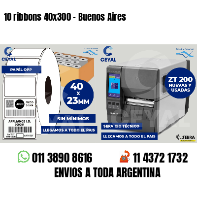 10 ribbons 40x300 - Buenos Aires