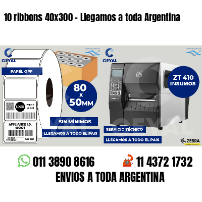 10 ribbons 40x300 - Llegamos a toda Argentina