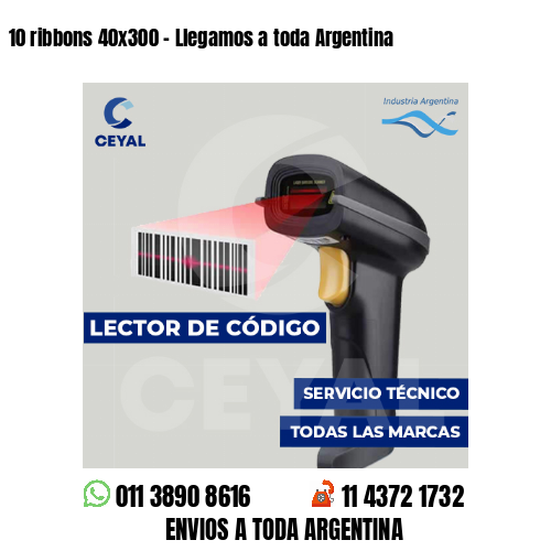 10 ribbons 40x300 - Llegamos a toda Argentina
