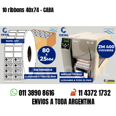 10 ribbons 40x74 - CABA