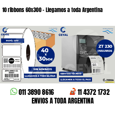 10 ribbons 60x300 - Llegamos a toda Argentina