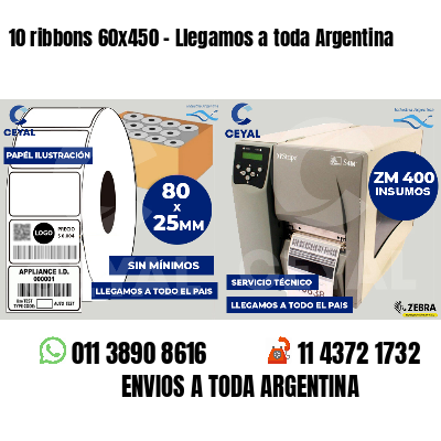 10 ribbons 60x450 - Llegamos a toda Argentina