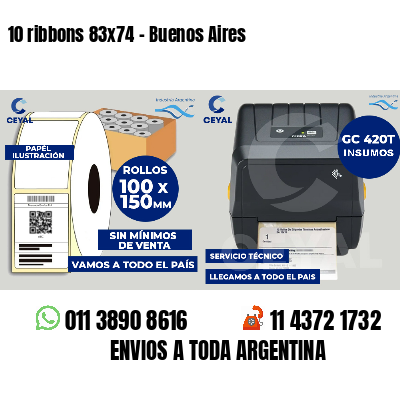 10 ribbons 83x74 - Buenos Aires