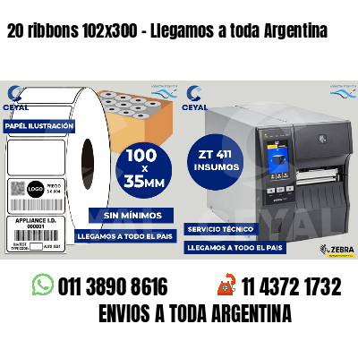 20 ribbons 102x300 - Llegamos a toda Argentina