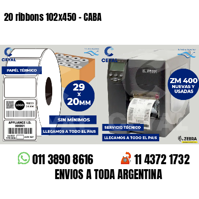 20 ribbons 102x450 - CABA