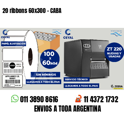 20 ribbons 60x300 - CABA