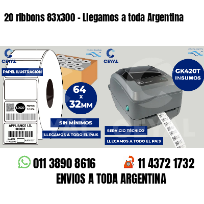 20 ribbons 83x300 - Llegamos a toda Argentina