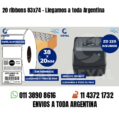 20 ribbons 83x74 - Llegamos a toda Argentina