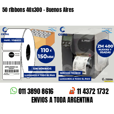 50 ribbons 40x300 - Buenos Aires