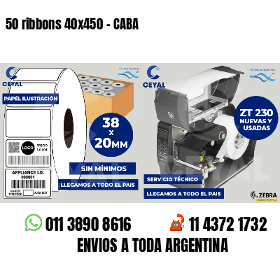 50 ribbons 40x450 - CABA