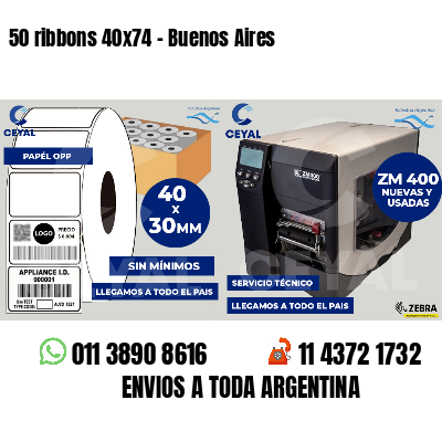 50 ribbons 40x74 - Buenos Aires