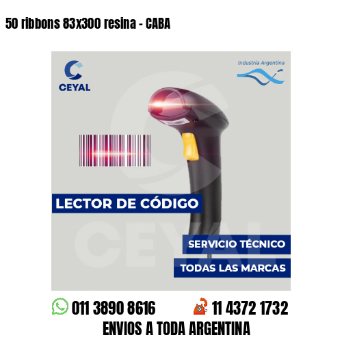 50 ribbons 83x300 resina - CABA